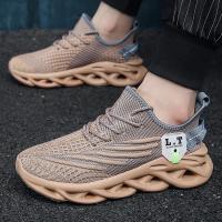 Zapatillas Deportivas YRZL Para Hombre Negras Transpirables Malla Antideslizantes Absorben Choques Casual Running Zapatos De Verano - details 7