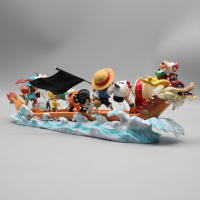 Figura De Anime One Piece Luffy Y Amigos Serie Carrera De Barco Dragón Decoración De Escritorio Regalo Colección De Modelos PVC Para Fans De La Edad De 14 Años O Más - details 2