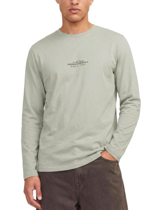 Jack&jones blaloki gray long sleeve t-shirt for men