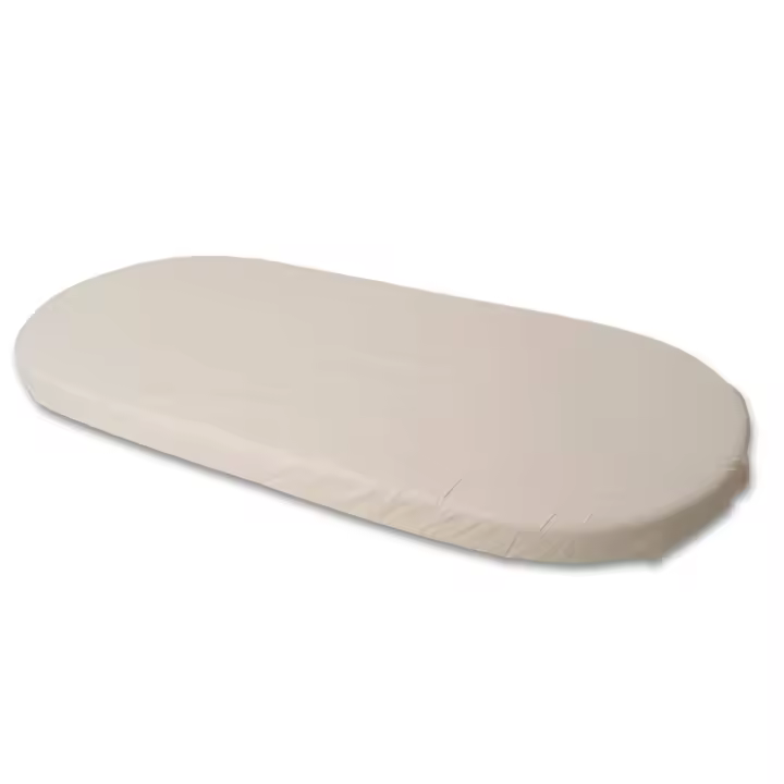 Sábana Bajera de Capazo Color Beige | Suave y Ajustable | Limpieza Fácil | Composición 65% Poliéster, 35% Algodón - 1
