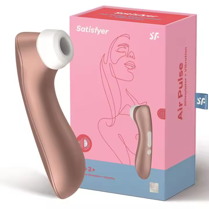 SATISFYER PRO 2+ VIBRATION SUCCIONADOR CLITORIS CON VIBRACION JUGUETES SEXUALES - 1
