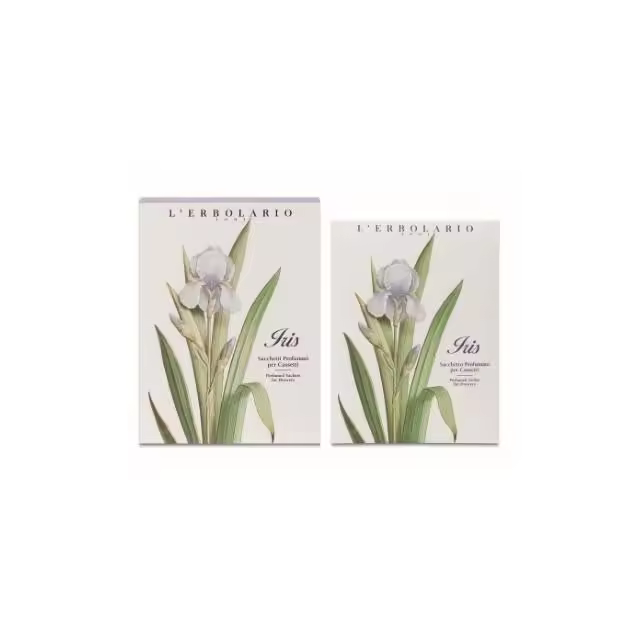 L'Erbolario Iris Saquitos Perfumados para Cajón - Artesanalmente Empapados en Fragante Armonía - 1