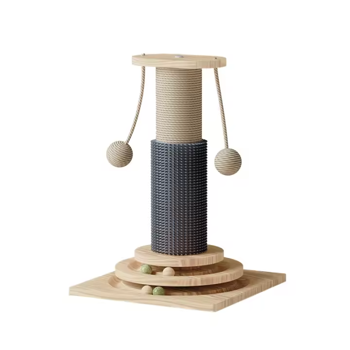 Nueva Juguete Para Gato Torre De Escarabajo Divertida Tablero De Rasguño Duradero Con Sisal Poste Para Gato Supplies - 1