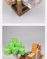 Juego De Construcción Magnético Para Niños Y Niñas Edad 3+ Bloques De Arquitectura De Minas DIY Juguetes Educativos 75-110 Piezas - details 6
