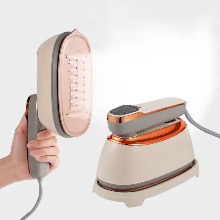 Nueva máquina de planchado portátil de 8 velocidades, plancha a vapor de 17 orificios, tanque de agua grande de 180 ml, plancha eléctrica de mano - 1