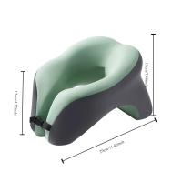 Almohada De Viaje En Avión En Forma De U Con Recuperación Lenta De Memoria Almohada De Algodón Para Oficina Protección Del Cuello Para Estudiantes - details 5