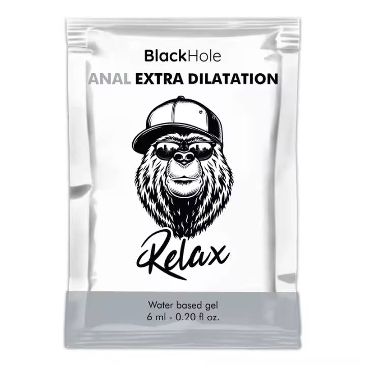 Pack 5x Black Hole Gel Anal 6ml | Lubricante Base Agua - 1