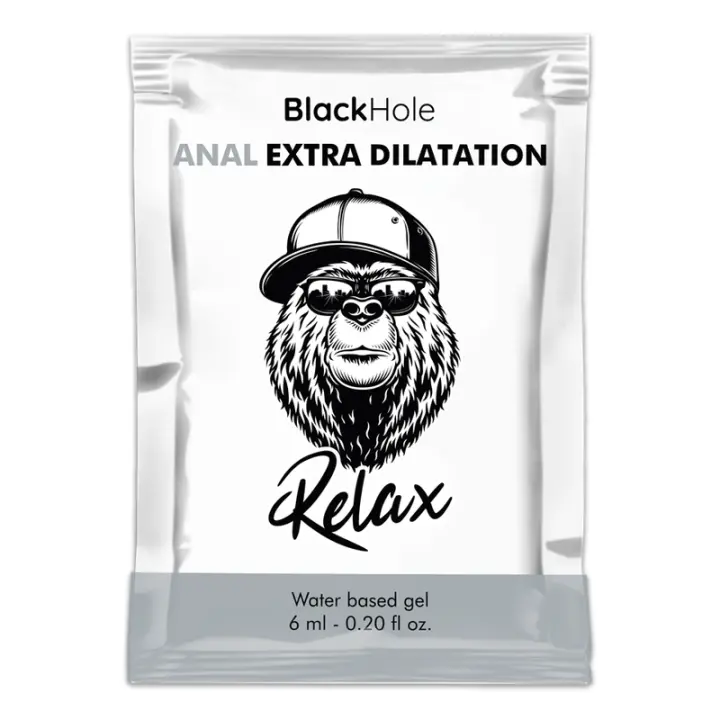Pack 5x Black Hole Gel Anal 6ml | Lubricante Base Agua - 1