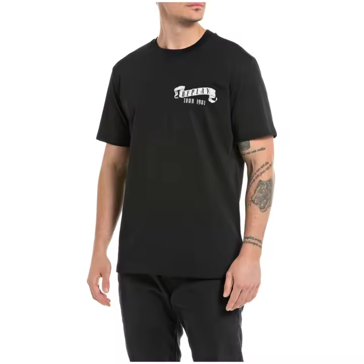 Camiseta de Manga Corta Replay T-Shirt para hombre en color blanco - 1