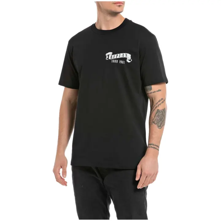 Camiseta de Manga Corta Replay T-Shirt para hombre en color blanco - 1