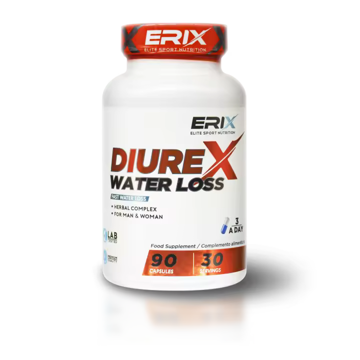ERIX NUTRICION | DIUREX WATER LOOS 90 CAPS | Diurético natural compuesto por una matriz de extractos de plantas que actúan directamente en las zonas con más retención de líquidos - 1