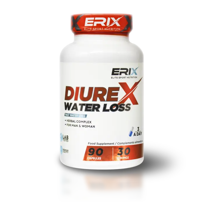 ERIX NUTRICION | DIUREX WATER LOOS 90 CAPS | Diurético natural compuesto por una matriz de extractos de plantas que actúan directamente en las zonas con más retención de líquidos - 1