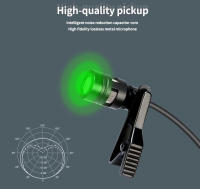 Micrófono Lavalier Inalámbrico UHF Doble Con 30 Canales Selección 30m Rango Para Grabación En Directo Cámara DSLR Y Teléfono Entrevista - details 12