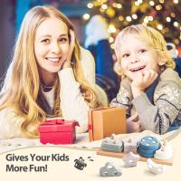 Juguetes Educativos De Silicona Para Bebés Formas Geométricas De Madera Estrella Del Cielo Juego De Bloques De Pila Creativo Montessori - details 4