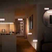 Iluminación LED Ultra Delgada Para Armarios Con Sensor De Movimiento Luz Nocturna Inalámbrica Para Cocina Y Armario - details 4