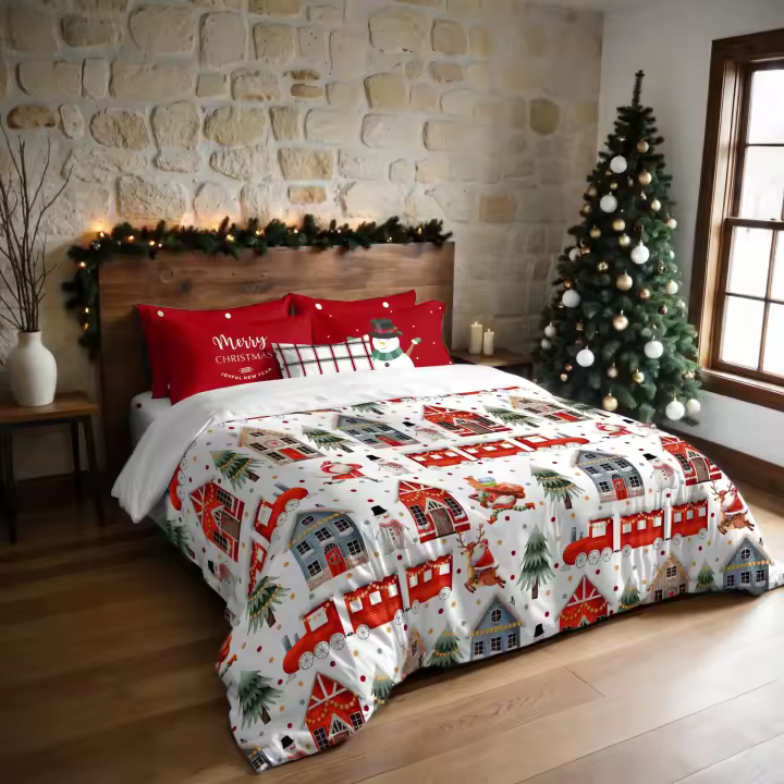 BL Belum | Funda nórdica Navidad 100% poliéster, Funda nórdica con Botones Laponia 12 - 1