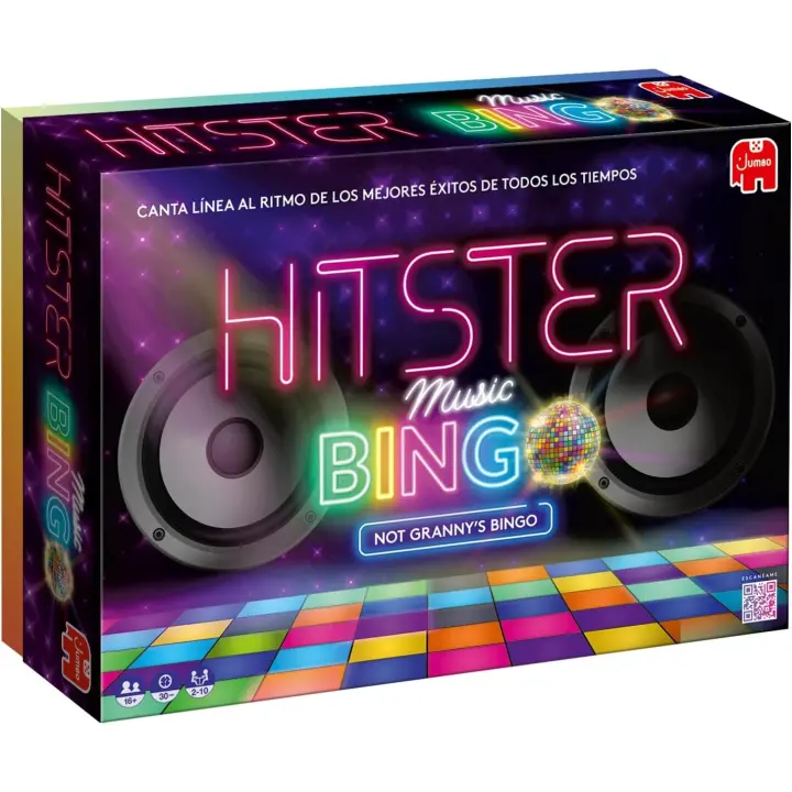Diset Jumbo Hitster Bingo, Juego de Mesa Para Fiestas a Partir de 16 Años - 1