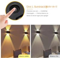 Luz Solar LED Para Exterior Sin Cable Resistente Al Agua Con Alta Brillo Para Jardín Instalación En Canales 6 Fuente De Luz Solar - details 4