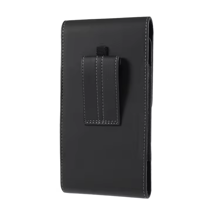 para Itel Vision 1 Pro (2021) Funda Vertical con pasador Cinturon - Negro - 1
