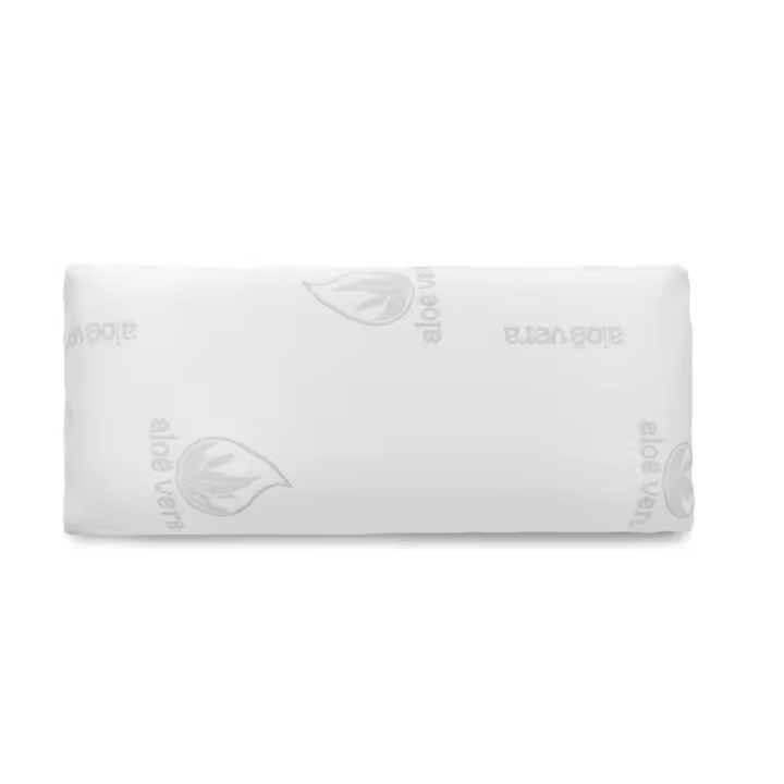 ARISE SHOP-Almohada con núcleo 100% Viscoelástico, Tejido de Aloe Vera,Antiácaros, Antibacterias,cara verano e invierno,Transpirable,70/80/90/105/135/150Cm - 1