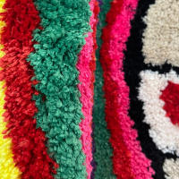 Alfombra Antideslizante De Setas Coloridas Alfombrilla De Cocina Y Dormitorio Hecha a Mano Alfombra De Poliéster Para Entrada Sala De Estar Decoración Del Hogar - details 5