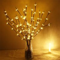 Lámparas Decorativas De Ramas De Sakura Con 20 LED Para Decoración De Casas Y Fiestas Boda DIY Cadena De Luces Sin Pilas Incluidas - details 4