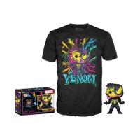 Funko Venom Black Light Pop and Tee Camiseta Talla  Pop Vinyl figura Marvel 869 - details 1