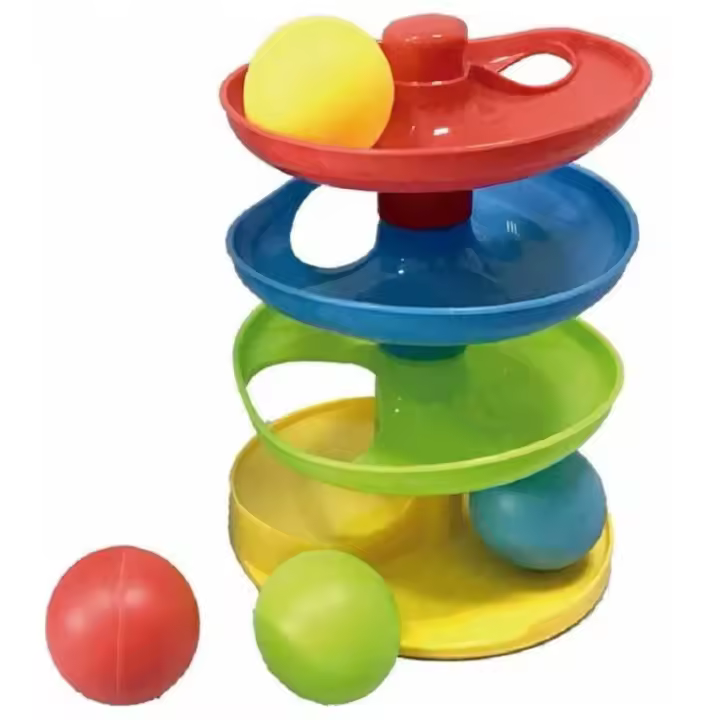 Panritos Torre de Bolas Infantil para +6 Meses - Juguetes para Apilar y Anidar Divertidos y Educativos - 1