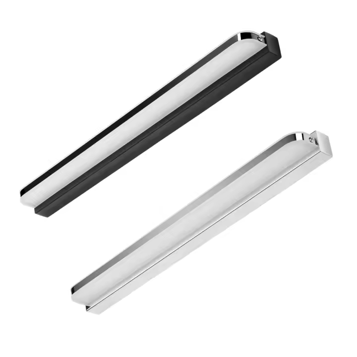 Lámpara De Espejo Para Baño Moderna 9W/12W 220V LED Acero Inoxidable Iluminación De Vestíbulo Luz De Pared Para Maquillaje - 1