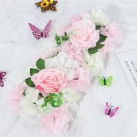 Arco De Flores Artificiales Para Boda Rosas Y Peonías De Seda Decoración De Reception/Banquet Estilo Floral Personalizable - details 25