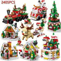 Calendario De Advenimiento De Navidad Con Bloques De Construcción 2024 Incluye Bloques De Casa De Navidad Tren De Santa Claus Regalo Para Niños Y Niñas Edad Recomendada 3-6 Años Material Plástico - details 1