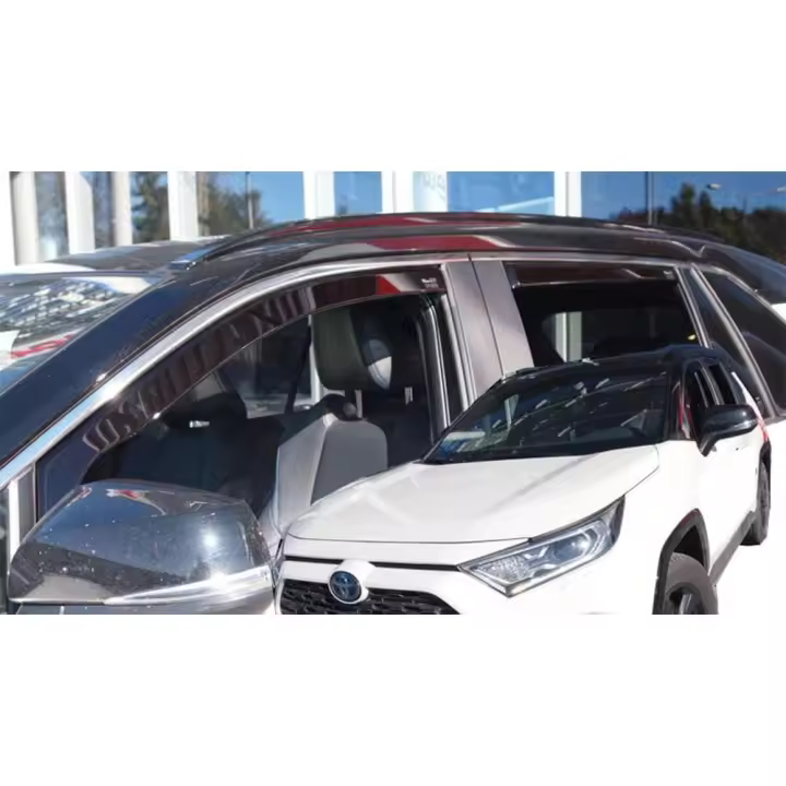1 kit deflectores de aire o derivabrisas delanteros y traseros para Toyota RAV4 desde 2019- - 1