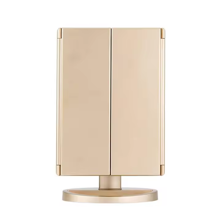 Espejo de Mesa Luz with Ampliación 1X / 2X / 3X Espejo DE LA Vanidad Rotación 180 ° Pantalla Táctil Espejo Cosmético para Hombre y Mujer - 1