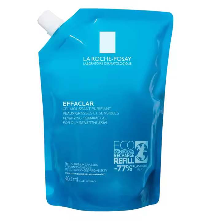 La Roche Posay Effaclar +M Gel Limpiador Refill 400 ml - 1