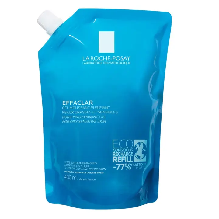 La Roche Posay Effaclar +M Gel Limpiador Refill 400 ml - 1