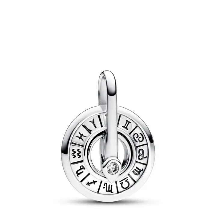 Pandora Charm Medallón en plata de ley Rueda Zodiacal 793038C01 , para Mujer - 1