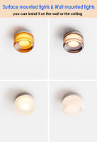 Lámpara De Pared LED Creativa Con Vidrio Redondo Iluminación Interior Exterior Para Sala De Estar Baño Porche Decoración Instalación Montada En La Pared Fuente De Luz LED Incluida Garantía De 2 Años - details 5