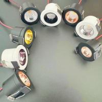 Spotlight LED Mini Revestido COB 3W Para Techo Armario Cocina Decoración De Loft Luz De Bajo En AC110V/220V DC12V - details 5