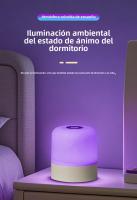 Lámpara De Noche Recargable Portátil RGB Con Control Remoto Y Toque 16 Colores Cambiables Para Dormitorio Y Habitación - details 3