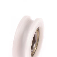 Rueda De Deslizamiento Para Puerta Y Ventana 626 Pulley Con Eje De 6*22*7MM Rueda Plana Ranura U Nylon Material De Inyección - details 5