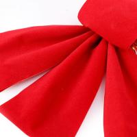 Gran Noce De Terciopelo Rojo Adorno De Árbol De Navidad Decoración De Puerta De Año Nuevo Fiesta En Casa Banda De Navidad - details 7