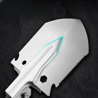 Shovel Militar Plegable Para Exteriores Multifuncional Y Gruesa Para Acampar Y Excavaciones Uso Militar Dureza Superior - details 3