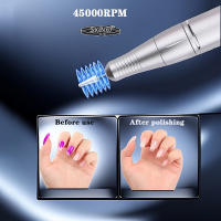 Máquina De Uñas Eléctrica Recargable 45000RPM Con Conector USB Set De Perforación Para Esmalte Remover Y Manicura a Bajo Ruido Colores Disponibles: Blanco / Rosa / Brillante - details 8