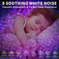 Proyector De Estrellas Luz Galáctica Para Dormitorio Proyector De Espacio Perro Para Niños Y Adultos Decoración De Techo Para Fiestas Y Navidad - details 6