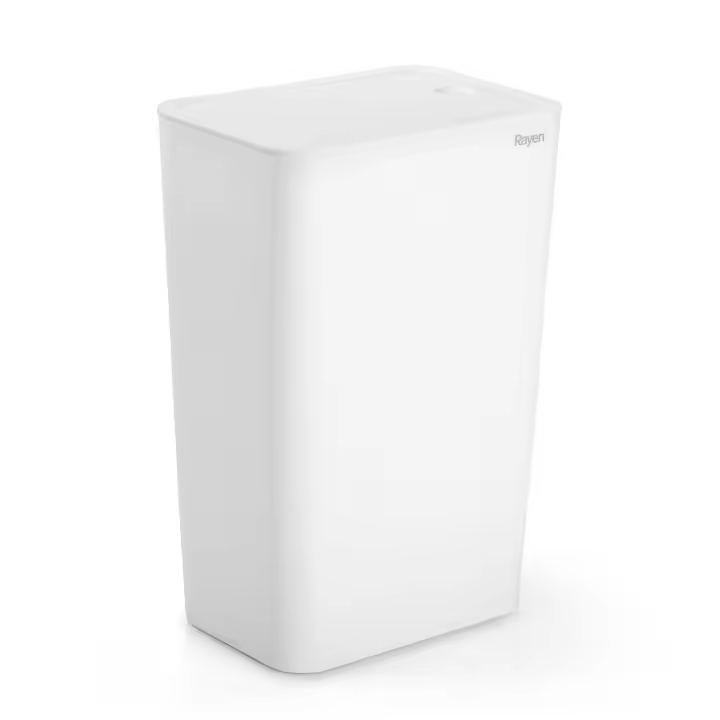 Rayen - Papelera de Baño con Tapa 9L, Ideal para su Baño, Gran Capacidad - 1