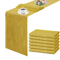 Mantel De Lentejuelas Brillantes Para Decoración De Bodas Cumpleaños Fiesta De Navidad Fiesta De Bebés 30cm X 275cm - details 1