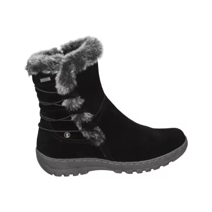 CORONEL TAPIOCA | Botas de Piel C. Tapioca para Mujer – Botas en Color Negro – Botas con Cremallera Lateral – De Piel – Con Borreguito – Para Invierno – Cómodas – Versátiles – Modelo T930-1 - 1