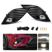 Luces De Foga LED Para Toyota Camry XSE SE 2018-2020 Con Interruptor De Cable 12V Luz Diurna DRL Super Brillantes Negro ABS+LED - details 0