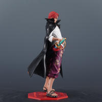 Figura De Anime One Piece Shanks 24.5cm PVC Estatua Coleccionable Modelo Juguetes Regalos Para Fans De La Serie Unisex - details 1