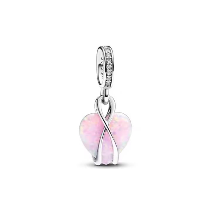 Charm Pandora Colgante Corazón Opalescente Mamá¡ 793202C01 - 1